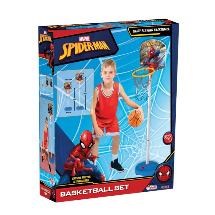 Spiderman Küçük Ayaklı Basketbol Seti - Spor Oyuncakları - Basketbol Oyuncakları - Basket Seti