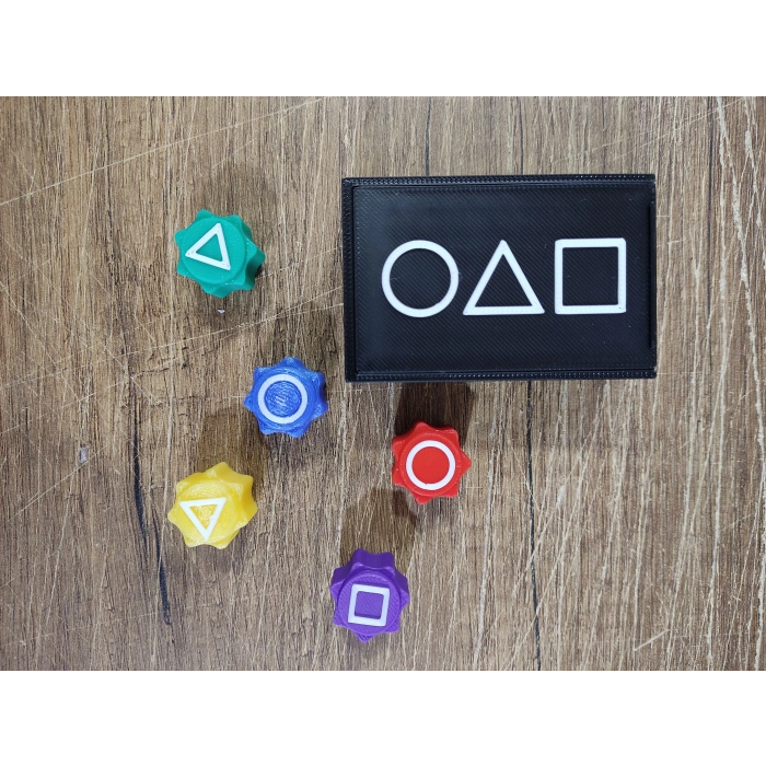 Squid Game 5 Taş Oyunu - Squid Game Oyunu - 5 Taş Oyunu Seti Kalamar Oyun Renkli Taş - Renkli 5 Taş Oyunu