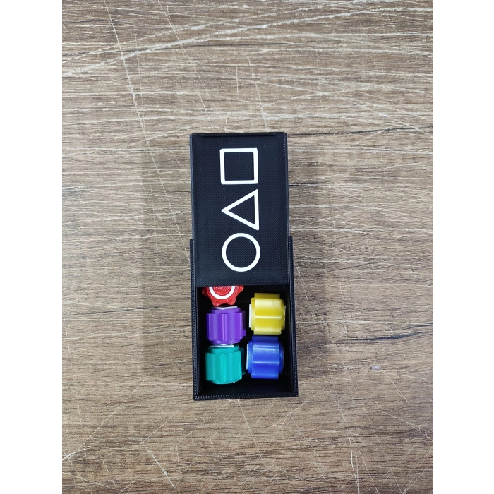 Squid Game 5 Taş Oyunu - Squid Game Oyunu - 5 Taş Oyunu Seti Kalamar Oyun Renkli Taş - Renkli 5 Taş Oyunu