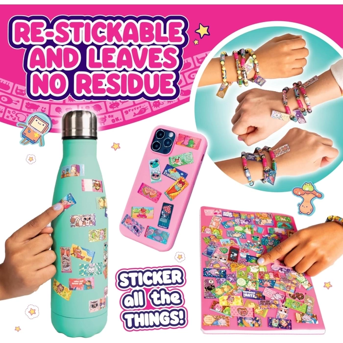 Sticki Rolls Sticki Station - En İyi Kendin Yap Çıkartma Takı Seti - Takı Setleri - Çıkart Yapıştır Takı Seti
