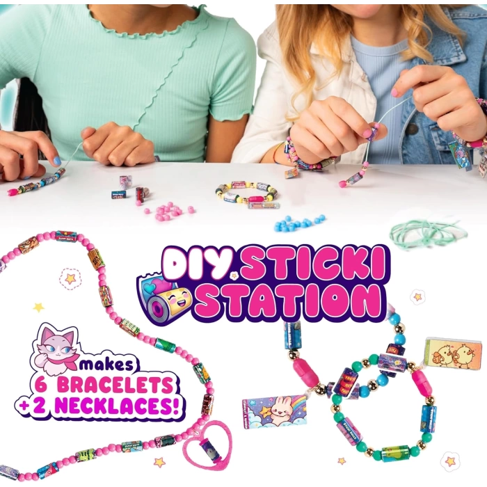 Sticki Rolls Sticki Station - En İyi Kendin Yap Çıkartma Takı Seti - Takı Setleri - Çıkart Yapıştır Takı Seti