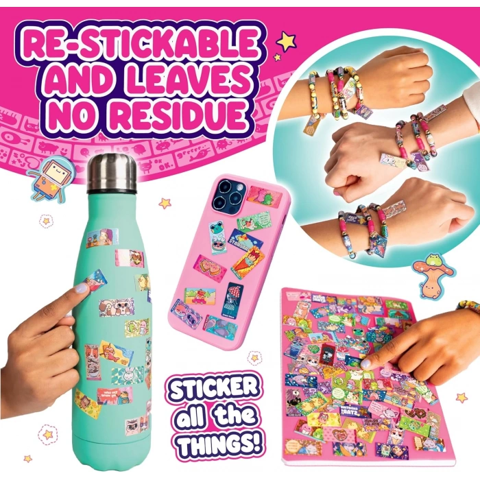 Sticki Rolls Sticki Yedek Bant - En İyi Kendin Yap Çıkartma Takı Seti - Takı Setleri - Çıkart Yapıştır Sticker