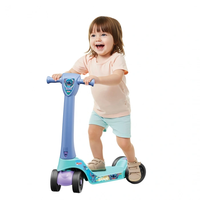 Stitch Scooter - Plastik Scooter - 4 Tekerli Scooter - Bingit - Kaykay Disney Stitch Scooter