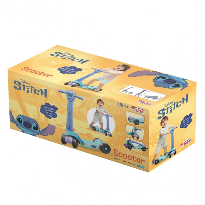 Stitch Scooter - Plastik Scooter - 4 Tekerli Scooter - Bingit - Kaykay Disney Stitch Scooter
