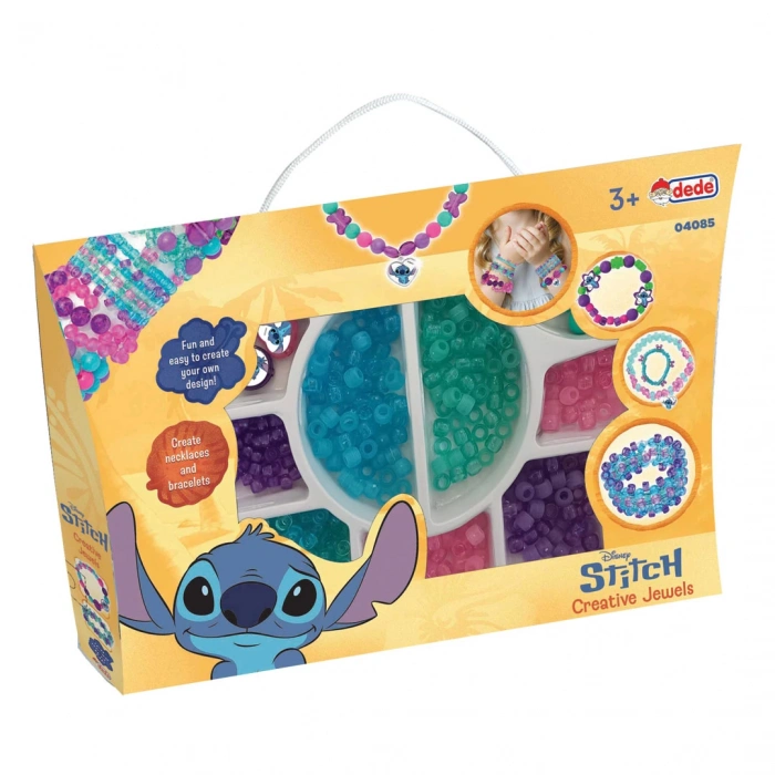Stitch Takı Seti Küçük El Çantası - Dede Takı Seti - Boncuk Kolye Seti - Disney Stitch Takı Seti