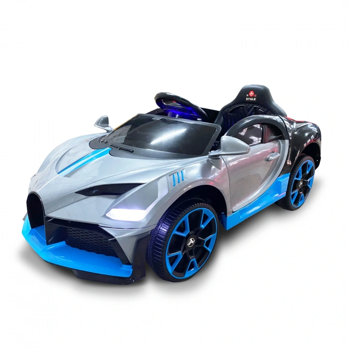 Style GT Gri Uzaktan Kumandalı 4X2 12 Volt Akülü Araba - RC Bugatti Divo Akülü Araba