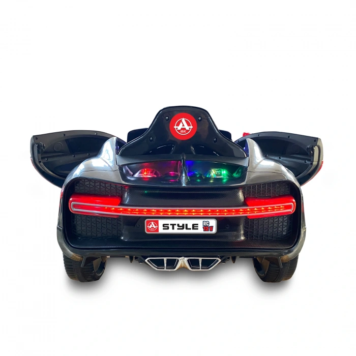 Style GT Gri Uzaktan Kumandalı 4X2 12 Volt Akülü Araba - RC Bugatti Divo Akülü Araba