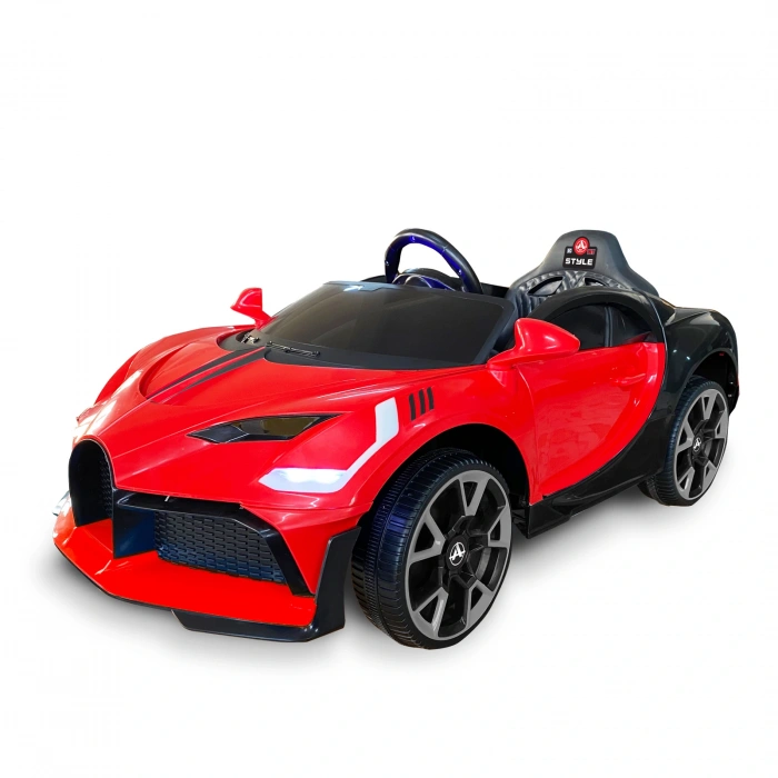 Style GT Kırmızı Uzaktan Kumandalı 4X2 12 Volt Akülü Araba - RC Bugatti Divo Akülü Araba