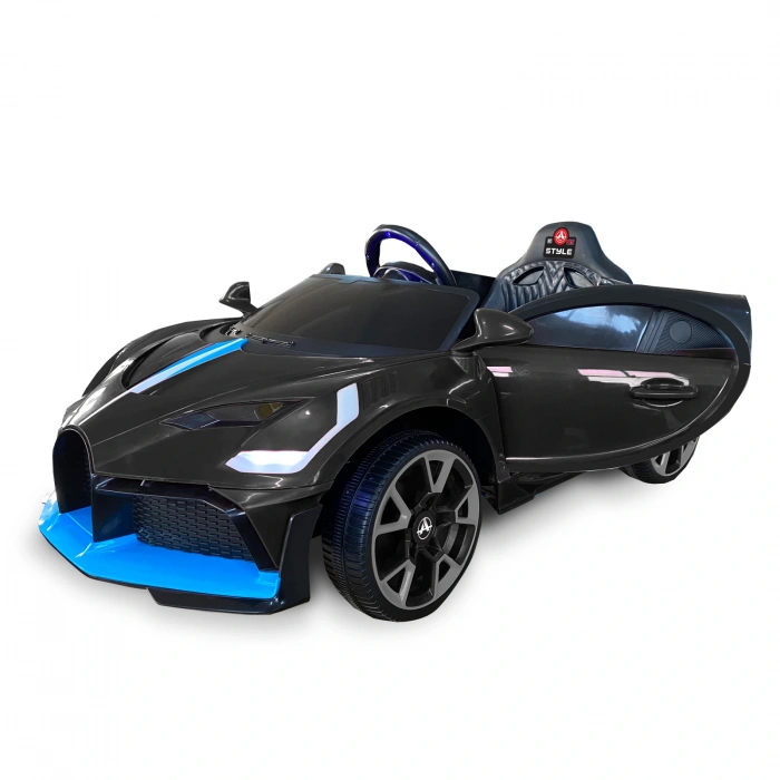 Style GT Siyah Uzaktan Kumandalı 4X2 12 Volt Akülü Araba - RC Bugatti Divo Akülü Araba