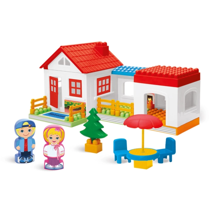 Tek Katlı Ev Bloklar - Lego Oyuncağı - Lego Setleri - Bloklar - Lego Seti - Ev Seti