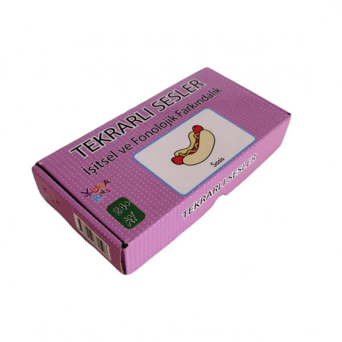 Tekrarlı Sesler - İşitsel ve Fonolojik Farkındalık - Ses Kartları Konuşma Etkinliği Otizim Kartları