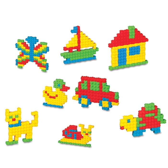 Tiktak Lego (250 Parça) - Tik-Tak Puzzle - Küçük Bloklar - Tik Tak Legolar Oyuncak