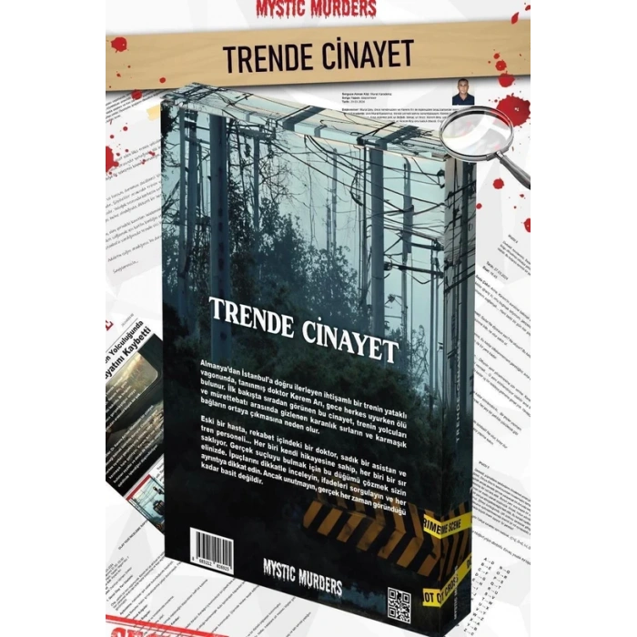 Trende Cinayet Dedektif Oyunu - Dava Çözme Oyunu - Suç Çözme Oyunu - Cinayet Oyunu Cinayet Çözme