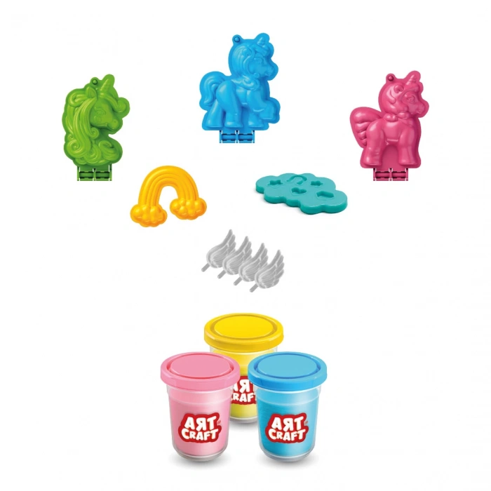 Unicorn Oyun Hamur Seti 168 Gr. - Oyun Hamuru Seti - Hamur Setleri - Hamur Kalıpları - Boynuzlu At