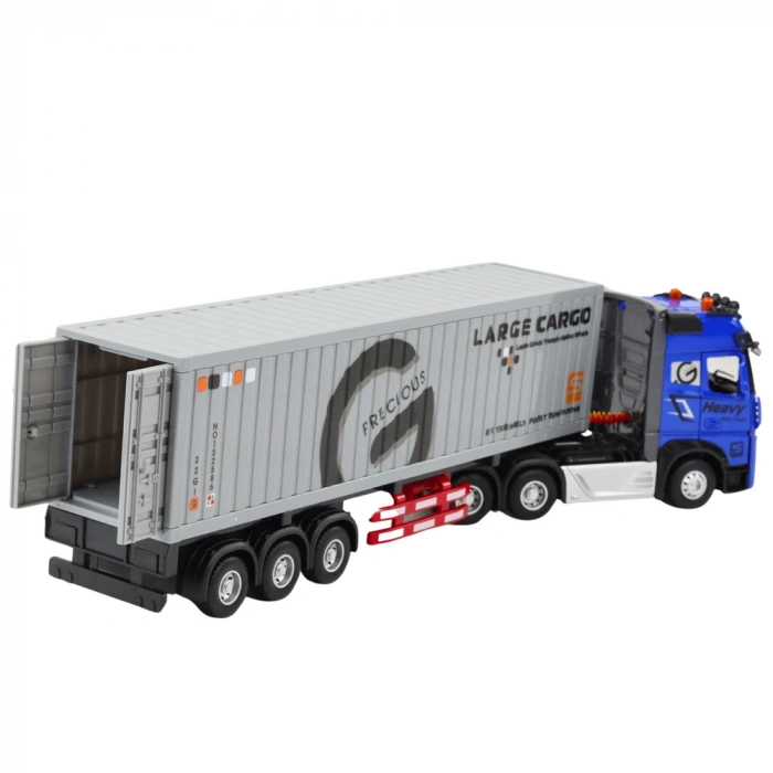 Uzaktan Kumandalı Metal Başlıklı Tır - Işıklı Sesli RC Tır Transport Truck Series