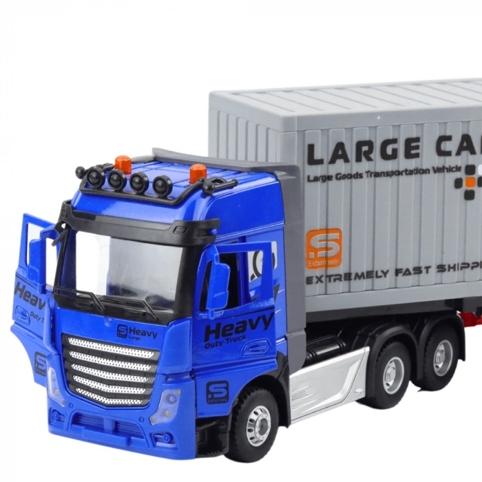 Uzaktan Kumandalı Metal Başlıklı Tır - Işıklı Sesli RC Tır Transport Truck Series