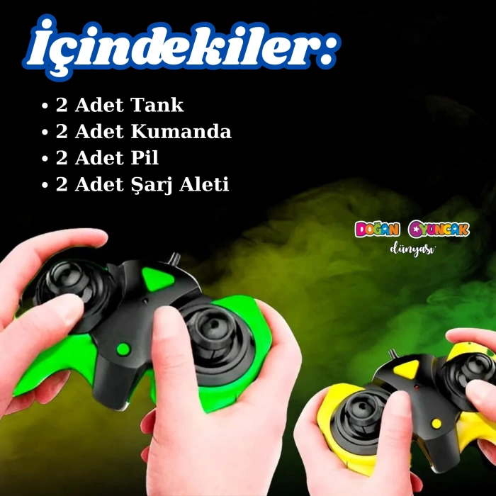 R/C Tank Lazer Savaşı - 2li Lazer Savaşı - Tank Savaşı - Kumandalı Tank Savaşı - Lazer Oyunu - Kumandalı Tank