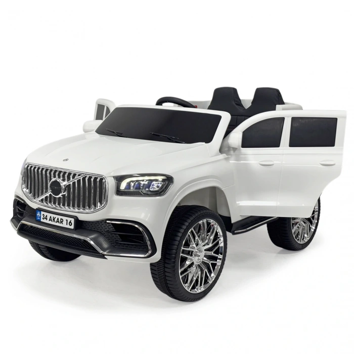 Voyage GT Beyaz Uzaktan Kumandalı 4X2 12 Volt Akülü Araba - RC Volvo Akülü Araba Volvo Akülü Araç