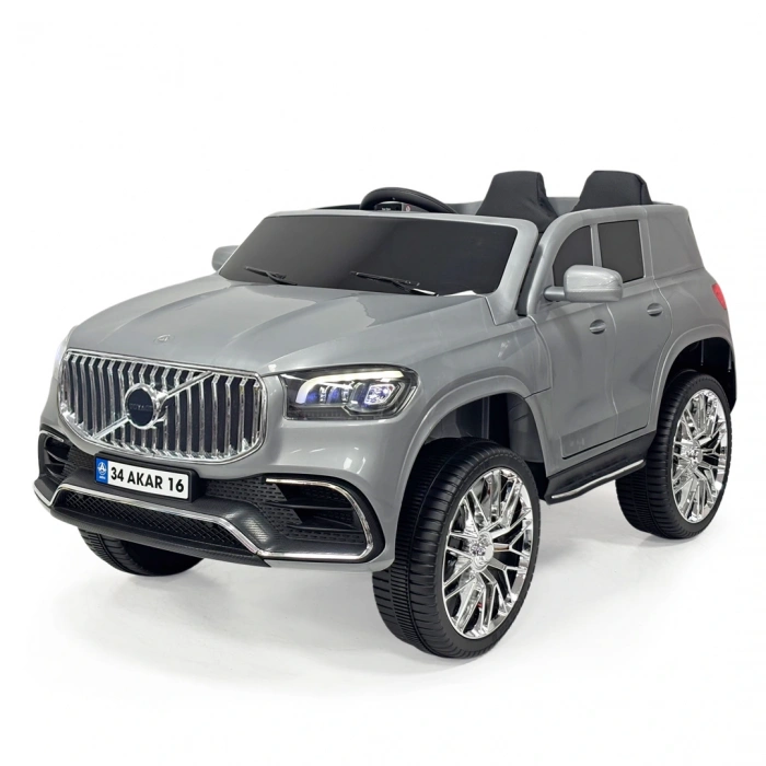 Voyage GT Gri Uzaktan Kumandalı 4X2 12 Volt Akülü Araba - RC Volvo Akülü Araba Volvo Akülü Araç