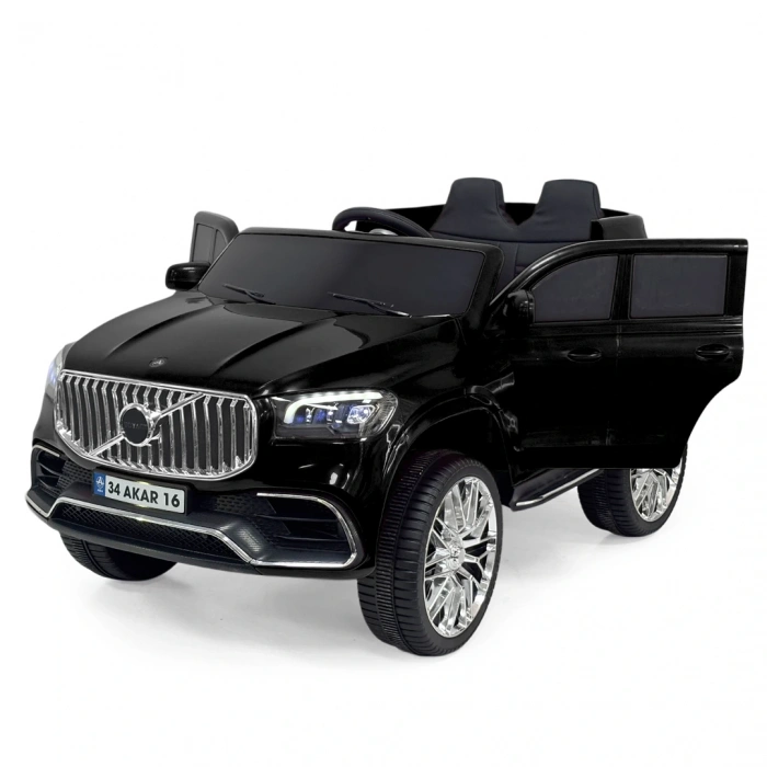 Voyage GT Siyah Uzaktan Kumandalı 4X2 12 Volt Akülü Araba - RC Volvo Akülü Araba Volvo Akülü Araç