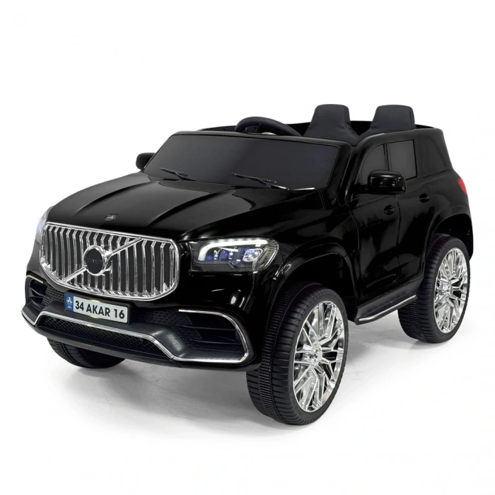Voyage GT Siyah Uzaktan Kumandalı 4X2 12 Volt Akülü Araba - RC Volvo Akülü Araba Volvo Akülü Araç