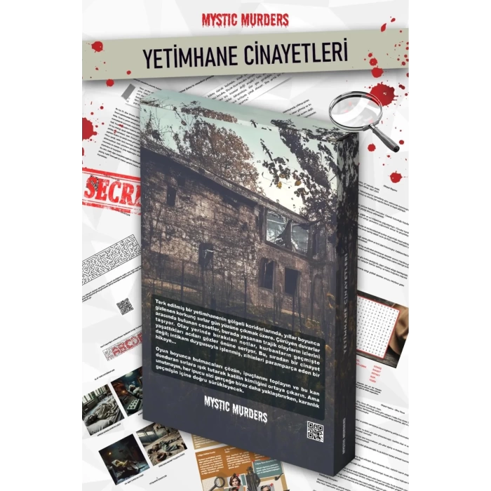 Yetimhane Cinayetleri Dedektif Oyunu - Dava Çözme Oyunu - Suç Çözme Oyunu - Cinayet Oyunu Cinayet Çözme
