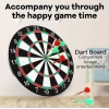 17 inc. İğneli Dart Tahtası Seti (40 cm.) - Oyuncak Dart Seti - İğneli Dart Oyuncak - Dart Oyunu Seti