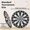 17 inc. İğneli Dart Tahtası Seti (40 cm.) - Oyuncak Dart Seti - İğneli Dart Oyuncak - Dart Oyunu Seti