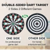 17 inc. İğneli Dart Tahtası Seti (40 cm.) - Oyuncak Dart Seti - İğneli Dart Oyuncak - Dart Oyunu Seti