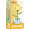 Mikro Blok Sarı Gül Çiçek Lego - Lego Setleri Mini Lego - Çiçek Lego - Blossom Çiçek Lego