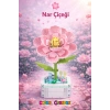 Mikro Blok Nar Çiçeği Çiçek Lego - Lego Setleri Mini Lego - Çiçek Lego - Blossom Çiçek Lego