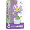 Mikro Blok Safran Çiçeği Çiçek Lego - Lego Setleri Mini Lego - Çiçek Lego - Blossom Çiçek Lego