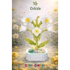 Mikro Blok Orkide Çiçek Lego - Lego Setleri Mini Lego - Çiçek Lego - Blossom Çiçek Lego