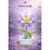 Mikro Blok Safran Çiçeği Çiçek Lego - Lego Setleri Mini Lego - Çiçek Lego - Blossom Çiçek Lego