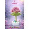 Mikro Blok Kristal Menekşe Çiçek Lego - Lego Setleri Mini Lego - Çiçek Lego - Blossom Çiçek Lego