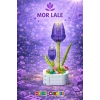 Mikro Blok Kristal Mor Lale Çiçek Lego - Lego Setleri Mini Lego - Çiçek Lego - Blossom Çiçek Lego