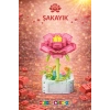 Mikro Blok Şakayık Çiçek Lego - Lego Setleri Mini Lego - Çiçek Lego - Blossom Çiçek Lego