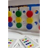 Renk Hafıza Oyunu - Rubik Abaküs Montessori Zeka Oyunu Eğitici Oyuncak