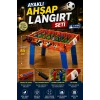 Ayaklı Ahşap Langırt Seti - Ahşap Oyuncak - Futbol Oyuncakları - Top Oyuncak Langırt Setleri - Langırt Oyuncakları - Ahşap Masa Oyunu