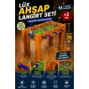 Lüx Ahşap Langırt Seti - Ahşap Oyuncak - Futbol Oyuncakları - Top Oyuncak Langırt Setleri - Langırt Oyuncakları - Ahşap Masa Oyunu