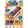 Ahşap Boomer Lastikli İp Oyunu - Pinball Oyunu - Deliğe Top Atma Oyunu - Pinbal Ahşap Oyuncak - Boomer Finger Oyunu