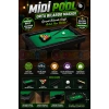 Midi Pool Orta Bilardo Masası - Bilardo Maçı - Bilardo Oyuncak - 8 Ball Oyunu - Büyük Bilardo Seti - Bilardo Oyuncağı