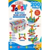Mega Joesy Eğitici Blok Oyunu 200 Parça - Oyuncak Lego Seti - Birbirine Geçmeli STEM Lego Seti - Eğitici Oyuncak