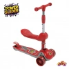 Power Slider Kırmızı Katlanabilir 3 Tekerlekli Oturaklı Scooter - Işıklı Scooter - Çocuk Scooter