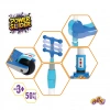 Power Slider Mavi Katlanabilir 3 Tekerlekli Oturaklı Scooter - Işıklı Scooter - Çocuk Scooter