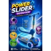 Power Slider Mavi Katlanabilir 3 Tekerlekli Oturaklı Scooter - Işıklı Scooter - Çocuk Scooter