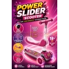 Power Slider Pembe Katlanabilir 3 Tekerlekli Oturaklı Scooter - Işıklı Scooter - Çocuk Scooter