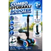 Cool Wheels Oturaklı Mavi Combo Işıklı 3 Tekerlekli Katlanabilir Scooter - CoolWheels Scooter - Çocuk Scooter