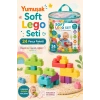 Yumuşak Soft Lego Seti 24 Parça Paketli - Büyük Yumuşak Bloklar - Büyük Soft Lego Oyuncakları - Yumuşak Lego - Soft Lego