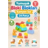 Yumuşak Bloki Blokları Kamyon Set 24 Parça - Büyük Yumuşak Bloklar - Büyük Soft Lego Oyuncakları